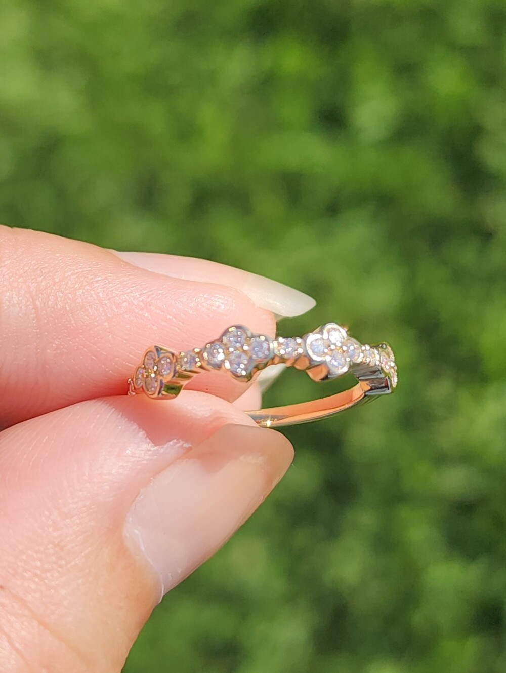 H.J. Nardam 14k Gold Diamond Ring
